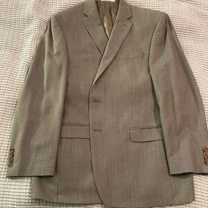 Lauren Ralph Lauren Men's Beige Blazer Silk/Wool